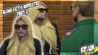 GTA RP - Alina Gets Arrested 👮🚨 Part 2