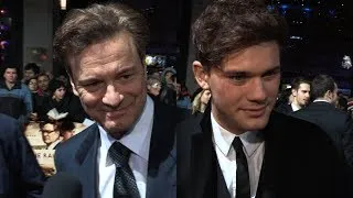 The Railway Man - UK Premiere interviews include Colin Firth and Jeremy Irvine