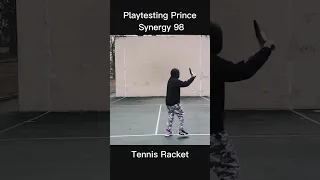 Playtesting the Prince Synergy 98 Tennis Racket #tennis #prince