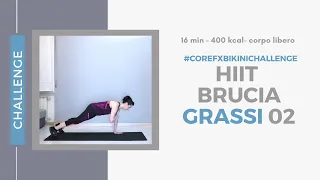 16min - Tabata bruciagrassi challenge 02 - 400kcal