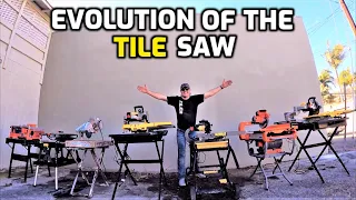 Evolution of the Wet Tile Saw