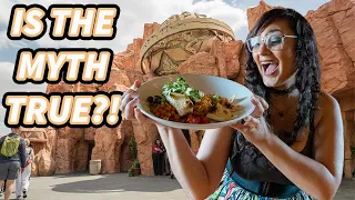 Mythos restaurant food review Universal Studios Islands of Adventure dining