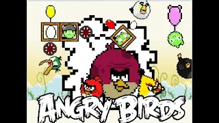 Angry Birds in Scratch 1 and 2 ''Figth Or Fight'' music (30 sub spaniel !!)
