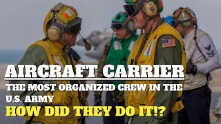 Secrets Behind Aircraft Carrier's Crew Hand Signals Flight Deck Preflight & Launch