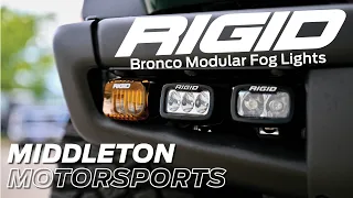 2021+ Bronco Rigid Modular Bumper Triple SR-M Fog Light Install. Best Fog Light Kit Yet?