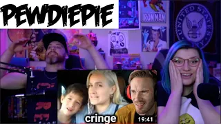 "Reacting to the greatest cringe of all time.." @PewDiePie | HatGuy & Nikki react