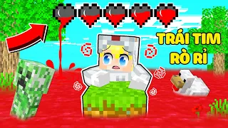 NẾU NHƯ TÔ GÀ CÓ TRÁI TIM BỊ RÒ RỈ TRONG MINECRAFT KHIẾN SINH TỐ BẤT NGỜ* TÔ GÀ NGẬP TRONG TRÁI TIM