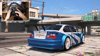 2003 BMW M3 GTR Most Wanted Edition - GTA V | Logitech G29 🔥 When GTA VI ? Who waiting? REVIEW
