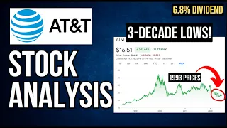 AT&T Stock Analysis: Is AT&T a Dividend Stock to Buy at 3-Decade Lows?! NYSE: T Stock