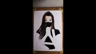 #cindy518ctiktok #cindy Cindy 518c hand sketch by fan❤️|| Allan walker song tiktok||