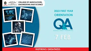 CAES Orientation 2023 - Q&A session - 7 Feb (isiZulu)