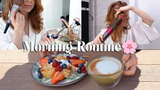 Aesthetic and cozy VLOG 🌸  Morning Routine A Calm  ❤️  breakfast recipe