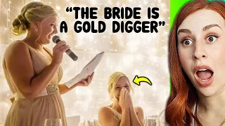 WORST Maid Of Honor Speeches That RUINED The Wedding - REACTION