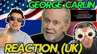 George Carlin - Religion is BS (BRITS REACTION) COMEDY