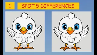 SPOT THE DIFFERENCE |   JAPANESE PUZZLE | 100 SECOND PUZZLE | #127