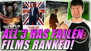 All 3 HAS FALLEN Movies RANKED in UNDER 2 Minutes! (w/ Angel Has Fallen)