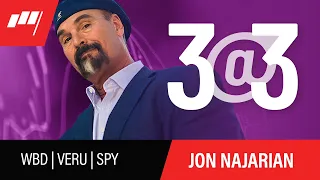 3@3 with Jon Najarian- August 3- $WBD $VERU & $SPY