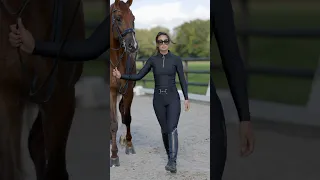 Equestrian Horse Riding Outfit in full Black🤍🦄 Outfit by HorseGloss