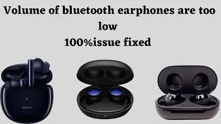 How to fix low volume issue on the bluetooth headphones/earphones in hindi