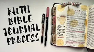 Ruth Chapter 1 Bible Journaling Process | Creative Faith & Co.