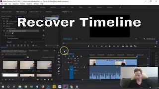 Accidentally Deleted Timeline Premiere Pro   How to Recover