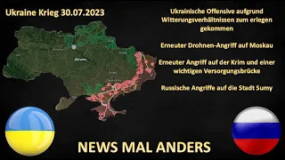 Russischer Angriff auf Sumy - Ukrainische Offensive durch Wetter gestoppt - Drohnenangriff in Moskau