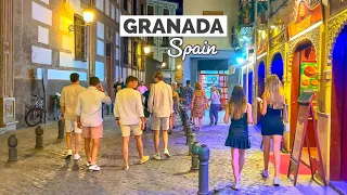 Granada, Spain - Summer 2023 - 4K Walking Tour