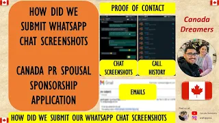 Proof of Contact- Our WhatsApp Chat History- Canada PR - Spousal Sponsorship