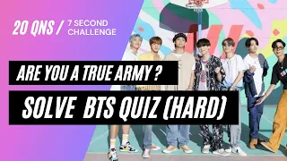 Think You know BTS?? (HARD) ONLY TRUE ARMY CAN ANSWER || BTS QUIZ PART 2