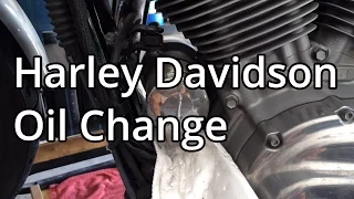 Harley Davidson Sportster Oil And Filter Change