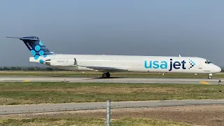 Up Close USA Jet Airlines MD-88 TakingOff From KLRD