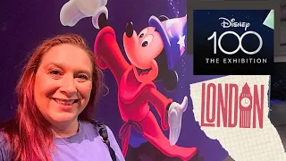 the DISNEY 100 Exhibition London opening day!!