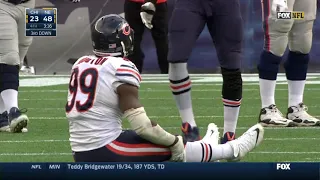 Lamarr Houston tears ACL while celebrating down by 25 (2014)