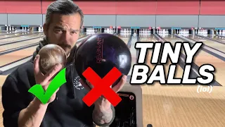 Ten-Pin Bowling with CANDLEPIN BOWLING BALLS