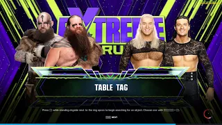 WWE2K23 Tag Team Table Match Viking Raiders vs Pretty Deadly