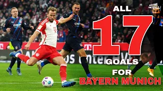 Harry Kane ● All 17 Goals For Bayern Munich 2023/24
