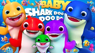 Baby Shark's Counting Fun 1️⃣🦈, Wheels on The Bus Song , ABC song ,Bath Song,   #babyshark