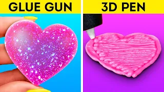 Colorful And Fun DIY Accessories And Adorable Crafts With Glue Gun, 3D Pen And Polymer Clay