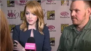 Emma Stone Interview at The Amazing Spider-Man Panel at WonderCon