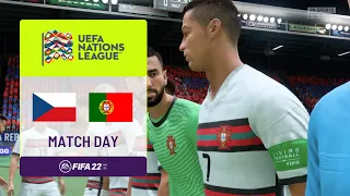 FIFA 22 - Czech Republic vs Portugal - UEFA Nations League Full Match Gameplay
