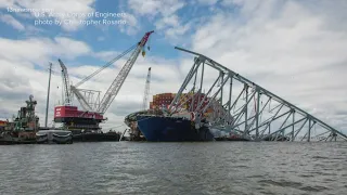 Part of Baltimore's Key Bridge scheduled to be demolished