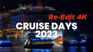Re-edit 4K Hamburg cruise days 23 - Kreuzfahrer Parade Re-edit 4k