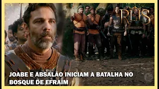 Joabe e Absalão iniciam a batalha no Bosque de Efraim | NOVELA REIS