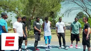 Playing basketball with the Oakland Raiders | Hang Time with Sam Alipour | ESPN Archives