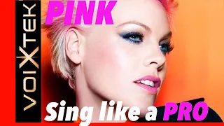 How to sing like a PRO | PINK | Ron Anderson | Singing Lessons #vocalcoach #pink #shorts