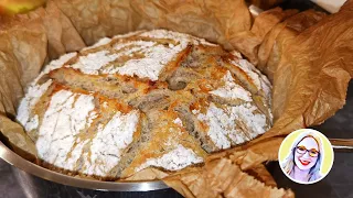 Dinkelsauerteigbrot aus dem Topf - einfache Handhabung - perfektes Brot mit Wahnsinnskruste!
