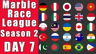 Marble Race League 2019 Season 2 Day 7 in Algodoo / Marble Race King