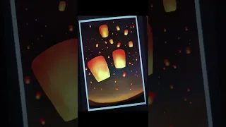 Draw Hot air Balloon Night Scenery | #tiktok #digitalart #shorts