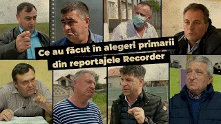 Ce au făcut în alegeri primarii din reportajele Recorder