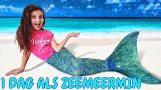 1 DAG ALS ZEEMEERMIN CHALLENGE | 24 HOUR CHALLENGE - Bibi